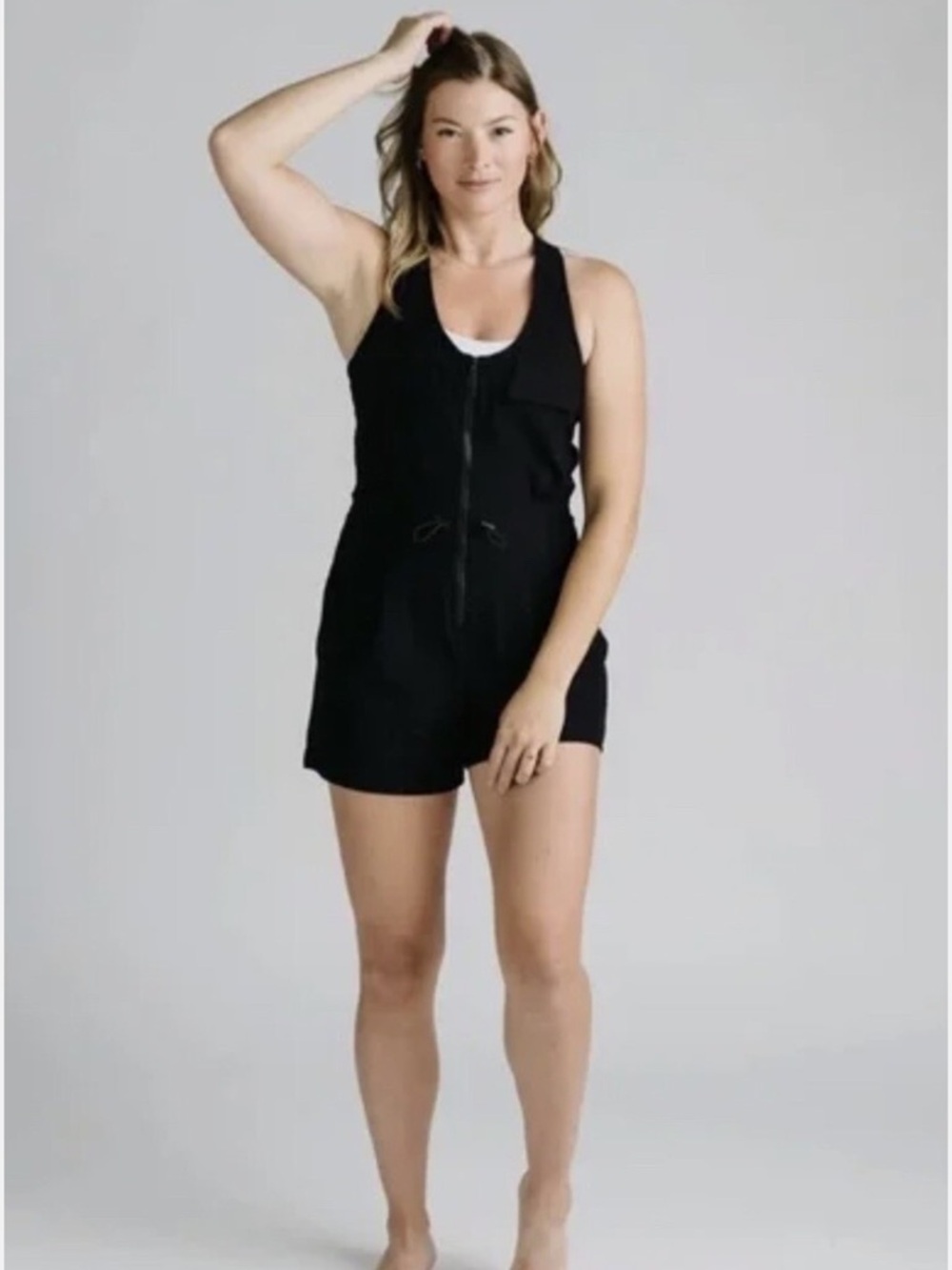 Zyia Active Black Hermosa Cinch Romper